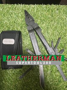 LEATHERMAN SUPERTOOL300 EOD Black 専用ナイロン製シース付 レザーマン マルチツール