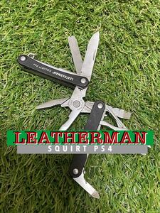 LEATHERMAN SQUIRT PS4 Black レザーマン マルチツール ツールナイフ マルチプライヤー