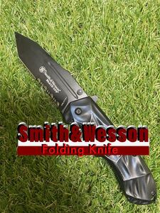 Smith&Wesson #714 BLACK OPS フォールディングナイフ 折りたたみナイフ