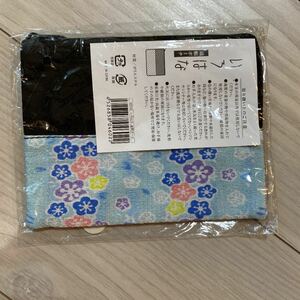 【新品未使用】いろはな　通帳ポーチ