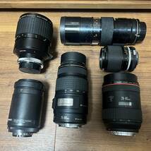 カメラ レンズ まとめ売り Canon EF 28-80 / EF 75-300 / ミラーレンズ など ジャンク_画像1