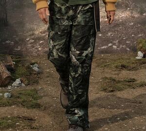 L Camoflage quilted trousers AW20 MENSWEAR IF A TREE FALLS RUNWAY SHOW Collection トラウザーズ カーゴ パンツ カモ reese cooper
