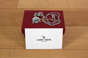 ■現状品■ LARRY SMITH THUNDERBIRD NECKLACES(TURQUOISE)　箱/ギャランティーカード付　キズ (2830569)