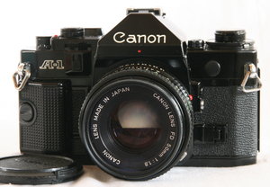 CANON キャノン A-1　NFD 50mm f1:1.8 動作品