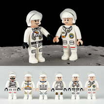 ミニフィグ 宇宙飛行士 6体セット レゴ 互換 LEGO ミニフィギュア ブロック おもちゃ 動物 男の子 女の子 子供 キッズ 知育 玩具_画像2