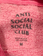 ◆ANTI SOCIAL SOCIAL CLUB 新品 ピグメントダイ ロゴ刺繍 プルオーバー パーカー PK-M FRAGMENT STUSSY_画像3