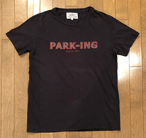 # ultimate beautiful goods PEEL&LIFT PARK-ING ADULTS ONLY T-shirt BK-L THE PARKING GINZApi-ru& lift FRAGMENT Fujiwara hirosi parking 