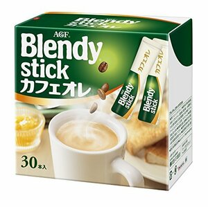 30本 AGF ブレンディ スティック カフェオレ 30本 【 スティックコーヒー 】