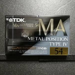 未開封　カセットテープ　TDK MA　54分