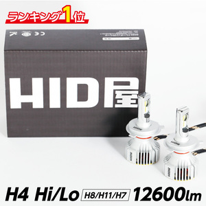 HID屋 LED ヘッドライト iシリーズ H11 12600lm 6500k 車検対応 ホワイト フォグランプ 1年保証 送料無料