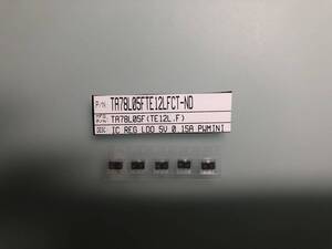 TOSHIBA TA78L05F(TE12L,F) 5個 集積回路（IC） 未使用