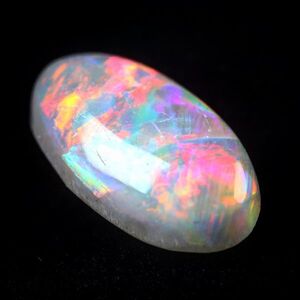 最高級!!1.480ct 天然ブラックオパール パレット オーストラリア 遊色抜群!!<裸石 ルース Black opal Australia 宝石 jewelry natural>