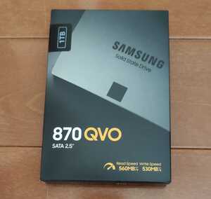 新品未開封品 1TB SSD SAMSUNG 870 QVO 2.5インチ SATA SSD PS4対応