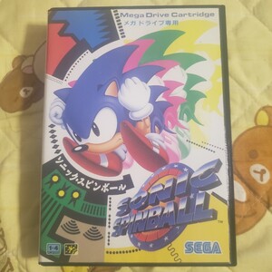 【箱・取説付 動作確認済】SEGA ソニック・スピンボール メガドライブ版