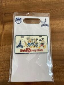 ミッキー &フレンズ ピンバッジ ナンバープレート ウォルトディズニーワールド 50周年 WDW ピンズバッチ シンデレラ城