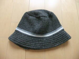 MADE IN USA BRONER WOOL BLEND HAT アメリカ製 ハット 灰白灰