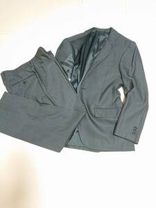 グリーンレーベルリラクシング ユナイテッドアローズ スーツ ジャケット パンツ セットアップ ウール シルク混 グレー系 SIZE：44 W76