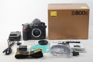 Nikon ニコン D800E ボディ 僅か27988ショット 付属品満載 元箱 デジタル一眼レフカメラ◇35890
