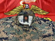 中古美品　USMC マーパッドウッドランド　ジャケット　MEDIUM-REGULAR⑦_画像3