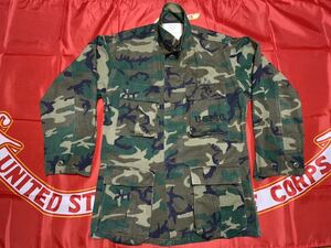 vintage USMC 1981年製　ジャングル　ファティーグ　ブラウンリーフ　HOT WEATHER CAMO PATTERN COAT XSMALL-SHORT DSA100-81-C-2525