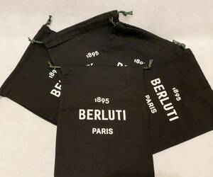 未使用非売品 BERLUTI 保存袋5枚セット ベルルッティ 巾着袋 