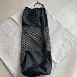 ヨガマットケース 超軽量 黒 ショルダー付 新品未使用