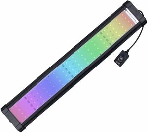 水槽ライト led アクアリウムライト 水槽用照明 16W 70cm～93cm 調光 調色 RGB LED魚ライト熱帯魚 観賞魚 