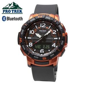 PROTREK プロトレック CASIO カシオ PRT-B50-4 Bluetooth 登山 腕時計 アウトドア 歩数計 方位計 高度計 気圧計 温度計 GPS スマホ連動