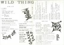 V.A／WILD THING　７インチ ソノシート２枚組　GRAVE YARD　他　　　 検キー DOOM SHELLSHOCK JURASSIC JADE GENOA UNITED OUTRAGE CASBAH_画像5