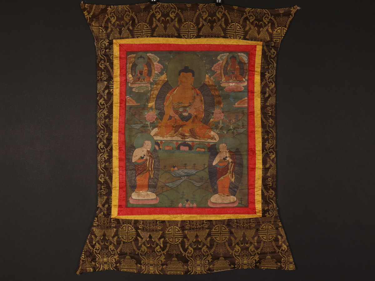 曼荼羅 仏教美術 東洋美術 古布 チベット仏教 古画