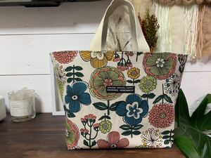 ハンドメイド☆トートバッグ☆ミニ ランチバッグ 北欧 女性