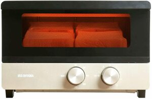 . アイリスオーヤマ POT-412FM-N シャンパンゴールド 機能付き 整 4枚 オーブントースター トースター 696
