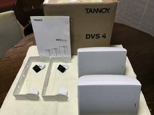 TANNOY DVS4T WHITE タンノイ スピーカー ペア 美品、「音出し」良い状態です。