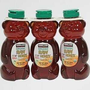 ★☆ 新品 未使用 カ-クランド KIRKLAND 5-1N 有機 生ハチミツ（生はちみつ）3本セット Organic Raw Honey オ-ガニック