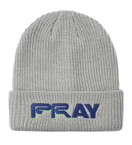 Powers Supply (パワーズ) ニットキャップ 帽子 ビーニー Pray Beanie Grey