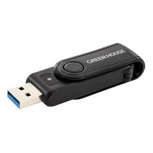 同梱可能 カードリーダー/ライター USB3.0 SDXC対応USH-1 SD/microSD グリーンハウス GH-CRMU3A-BK/9705