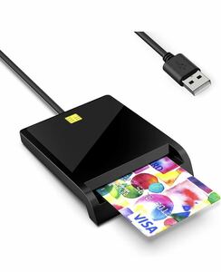 USB接触型 ICカードリーダー ライター マイナンバー対応 確定申告 マイナンバーカードリーダー ICチップのついた住民基本台帳カード