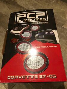 【ジャンク】コルベット　corvette C5 LEDテールランプ3個新品、1個基板なし