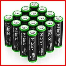 ★サイズ:単3形充電池16本★ HiQuick 単三電池 充電式 ニッケル水素電池 高容量2800mAh ケース4個付き 約1200回使用可能 単3形充電池_画像1