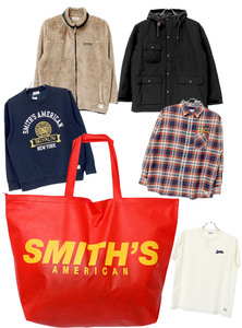 【新品】 4L SMITH(スミス) 福袋 メンズ 大きいサイズ マウンテンパーカー ジップパーカー スウェット チェックシャツ Tシャツ 6点セット
