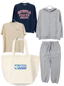 【新品】 5L DISCUS(ディスカス) 福袋 メンズ 大きいサイズ パーカー スウェットパンツ セットアップ トレーナー 半袖Tシャツ 5点セット