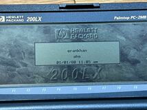 N4622 palmtop PC-2MB HP HEWLETT PACKARDヒューレット・パッカード HP200LX 動作確認済み!!_画像8