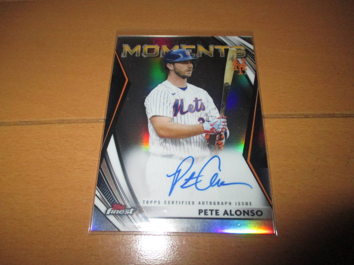 良質 MLB TOPPS 2020 ピート・アロンソ 直筆サインカード 50シリ
