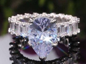 本物の輝き人気 ランキング 第一位 ◆ 19石 レディース ダイヤモンド リング 3ct 指輪 【プラチナ仕上】ギフト 記念日