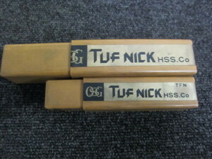 【中古品】OSG エンドミル TUF NICK HSS.Co TFNΦ20　TFSΦ24　4刃　　まとめて２本セット　フライス盤