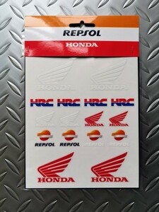 ※送料250円【正規品★本物】 新品 HRC Repsol レプソル ホンダ チーム オフシャル ステッカー