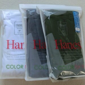 HanesヘインズクルーネックTシャツ３枚 HW1-101 【L】p1417t　け