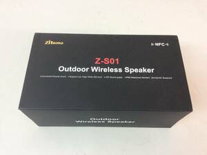 ★ ワイヤレス スピーカー Zinsoko Z-S01 Outdoor Wireless Speaker アウトドア NFC Bluetooth スピーカー アウトドア 無線 コンパクト 黒