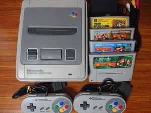 【メンテ済み】スーパーファミコン本体 動作確認済 SFC スーファミ 一式 ファミコン 本体 任天堂 マリオ ドンキーコング