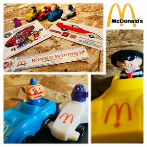 80 vintage McDonalds Meal Toy セット②△グリマス▲ビンテージマクドナルド△ハンバーグラービッグマックポリス△▲米企業レトロ